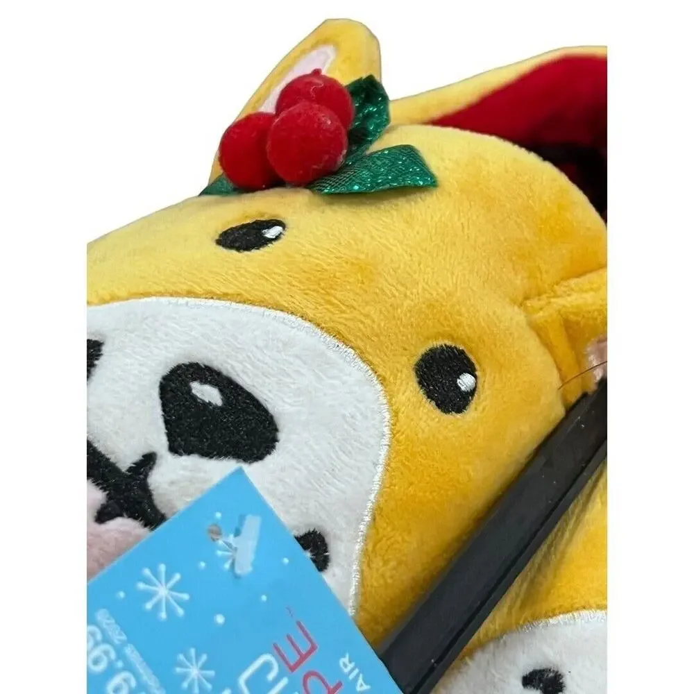 S/M New Christmas Puppy Dog Children's Slippers The Christmas Shoppe